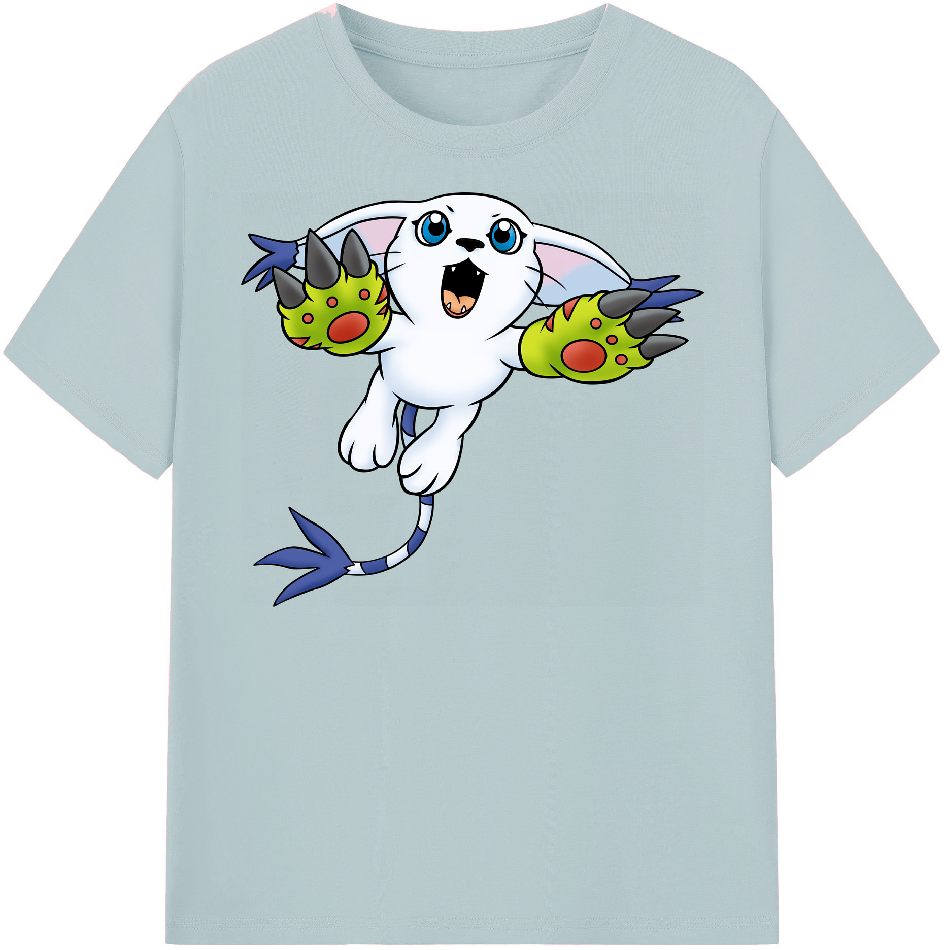 （画像用） Digimon デジタルモンスター/デジモン 綿100％半袖Tシャツ（フロントプリント）
